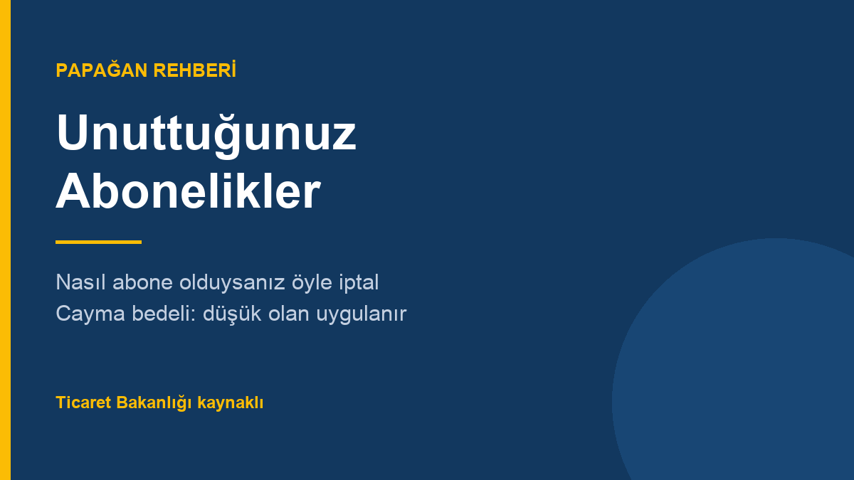 Abonelik iptali ve cayma bedeli rehberi kapak görseli