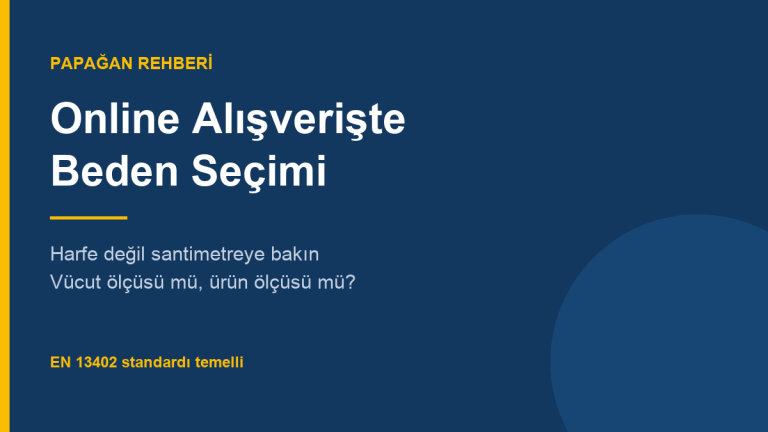 Online alışverişte beden seçimi rehberi kapak görseli