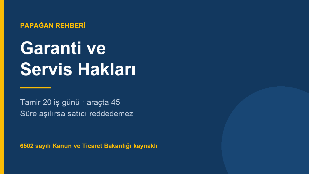 Garanti ve servis hakları rehberi kapak görseli