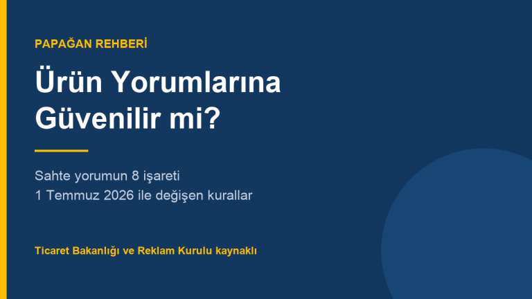 Ürün yorumları ve sahte yorum tespiti rehberi kapak görseli